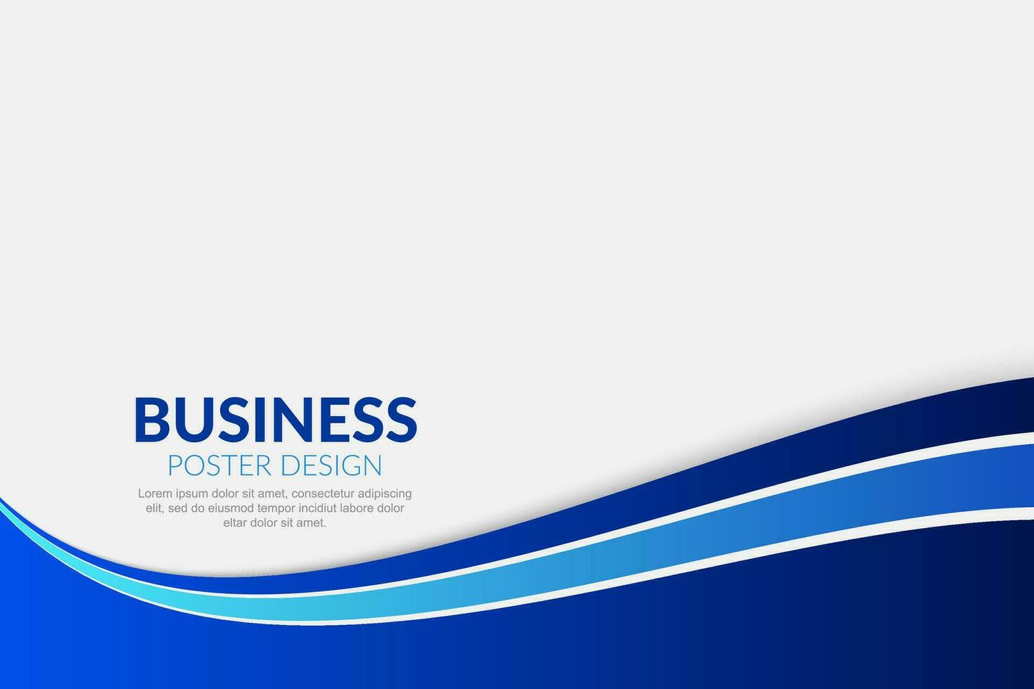 Modern wavy business style background vector