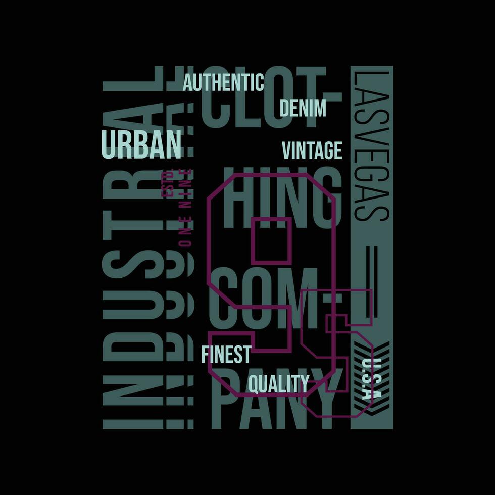 clothing company letering graphic, typography vector, t shirt design, illustration, good for casual style vector