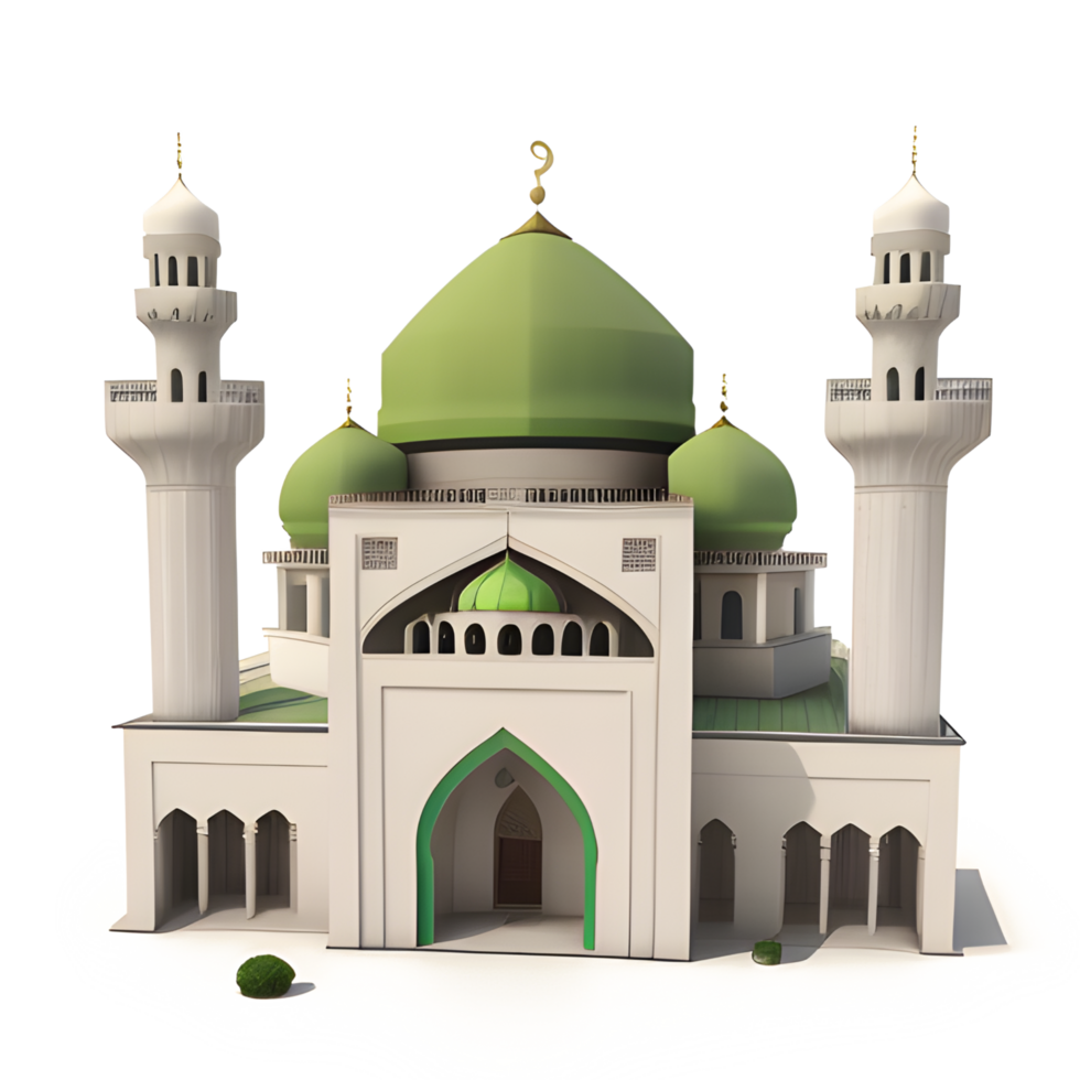 Beautiful Mosque Transparent Background Ai Generative png