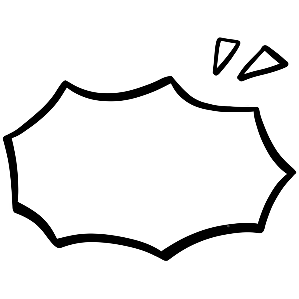 Speech bubble element design for digital media, websites, templates. png