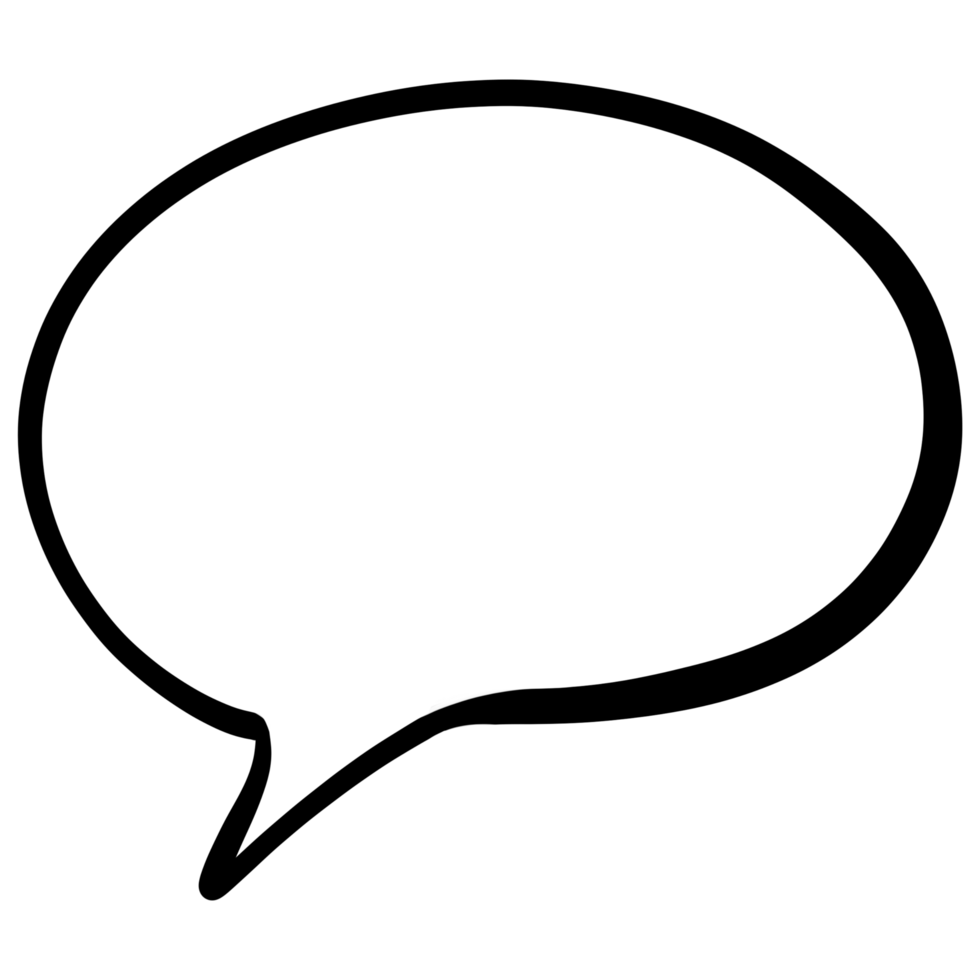 Speech bubble element design for digital media, websites, templates. png