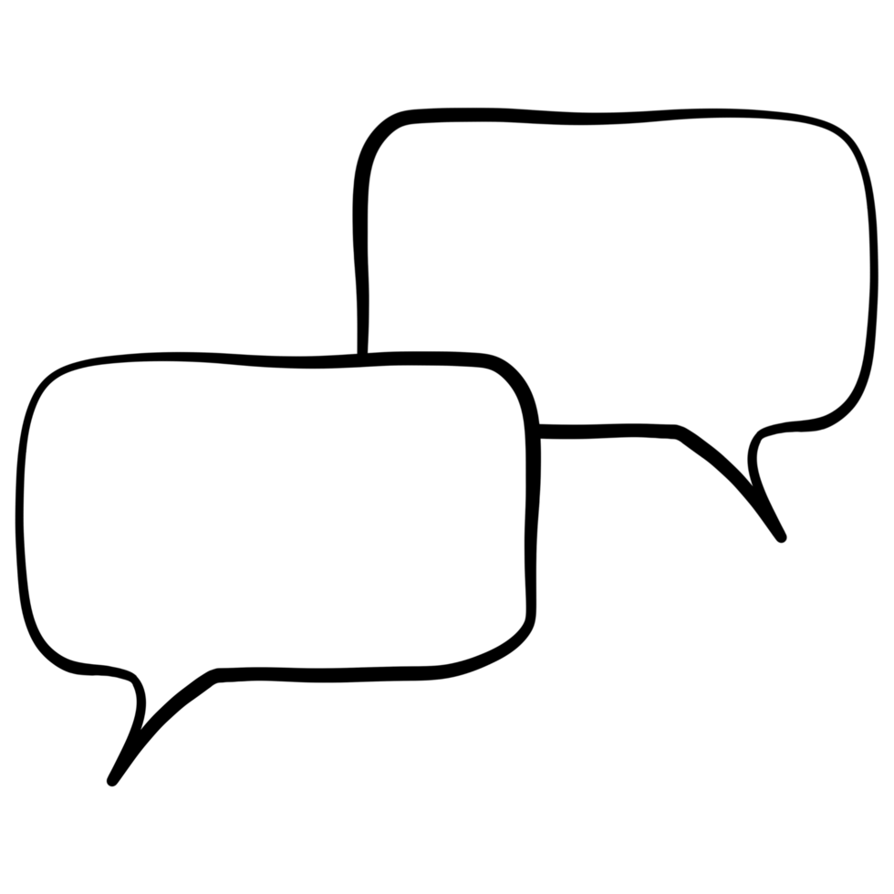 Speech bubble element design for digital media, websites, templates. png