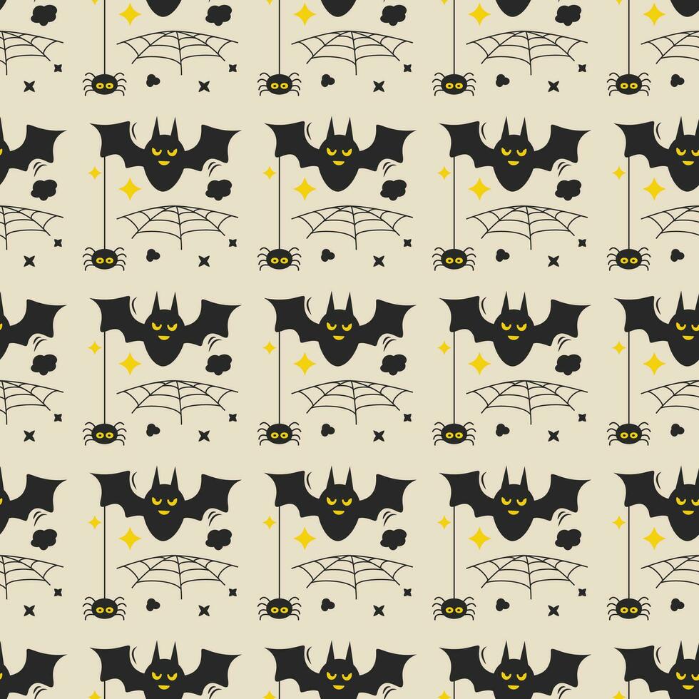 Halloween vector pattern. Endless texture can be used for wallpaper, fill pattern, background.