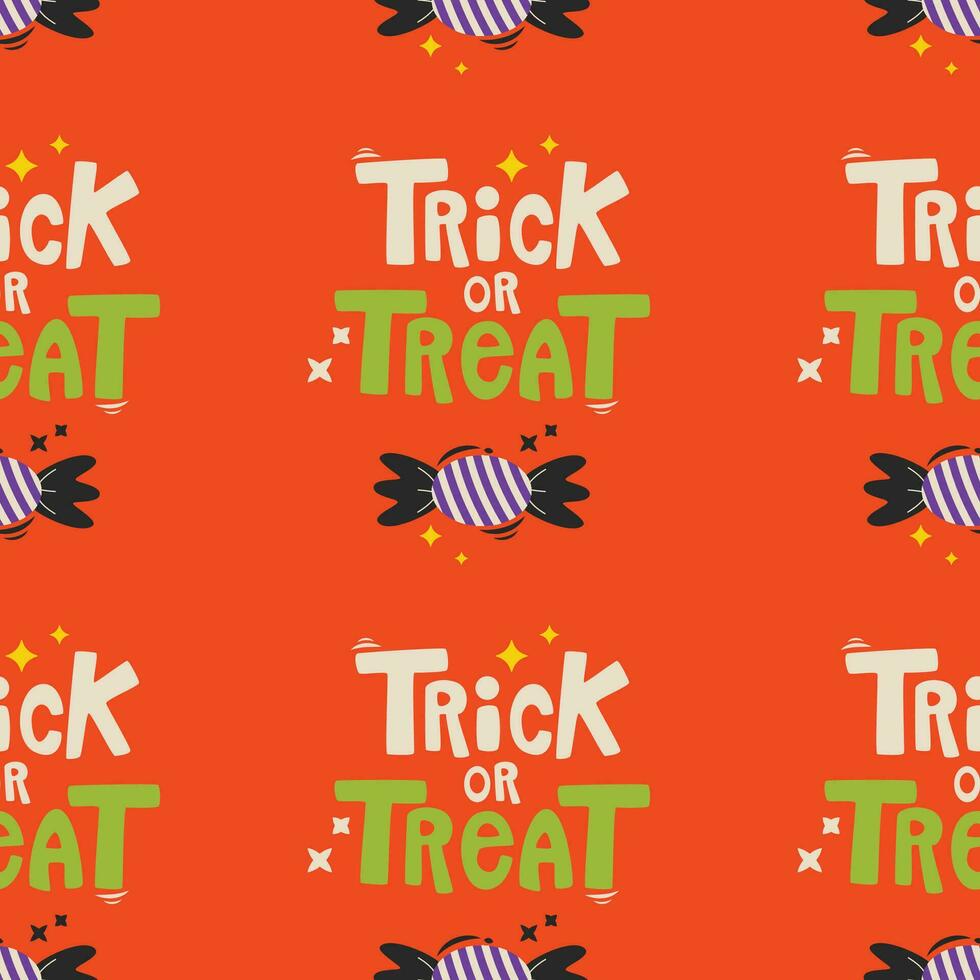 Halloween vector pattern. Endless texture can be used for wallpaper, fill pattern, background.