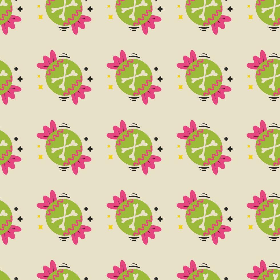 Halloween vector pattern. Endless texture can be used for wallpaper, fill pattern, background.