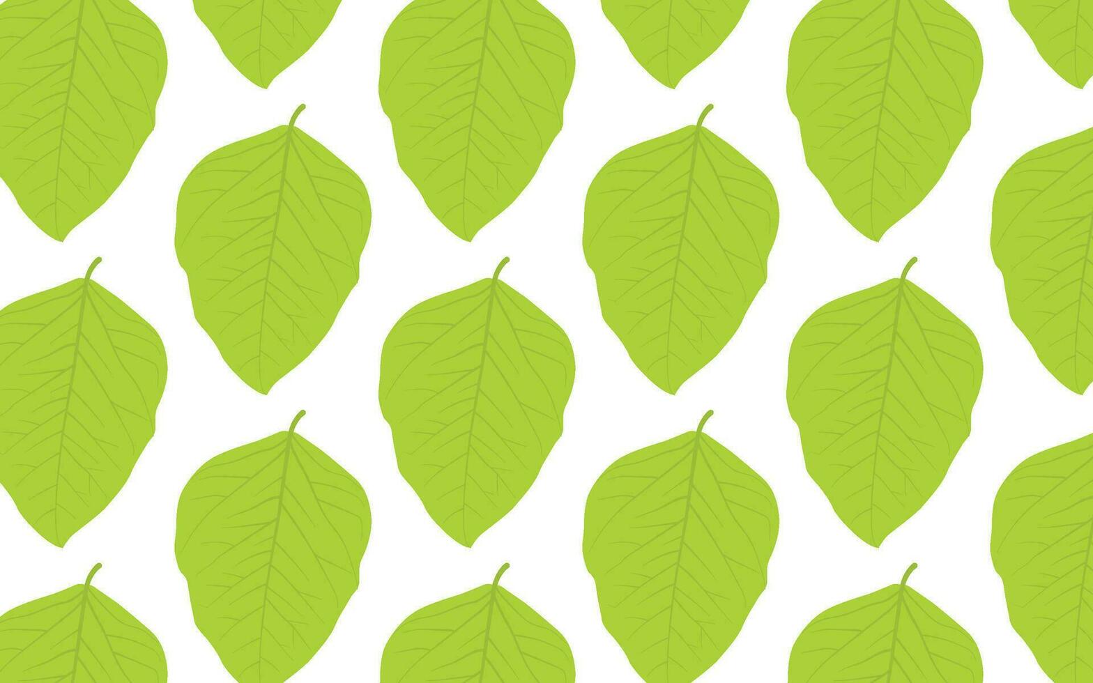 pattern with green leaves, a pattern of green leaves on a white background vector