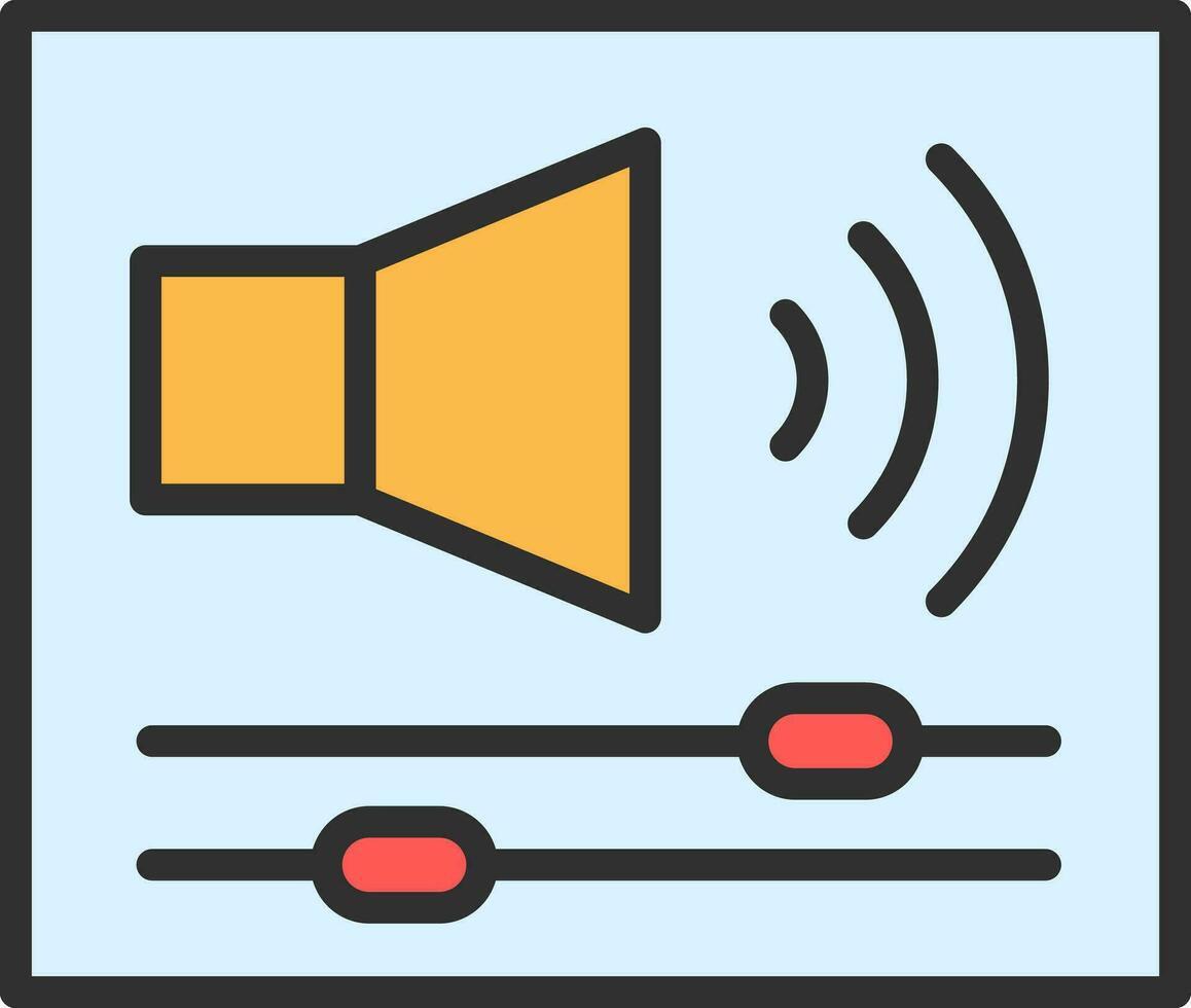 Sound Controller Vector Icon Design