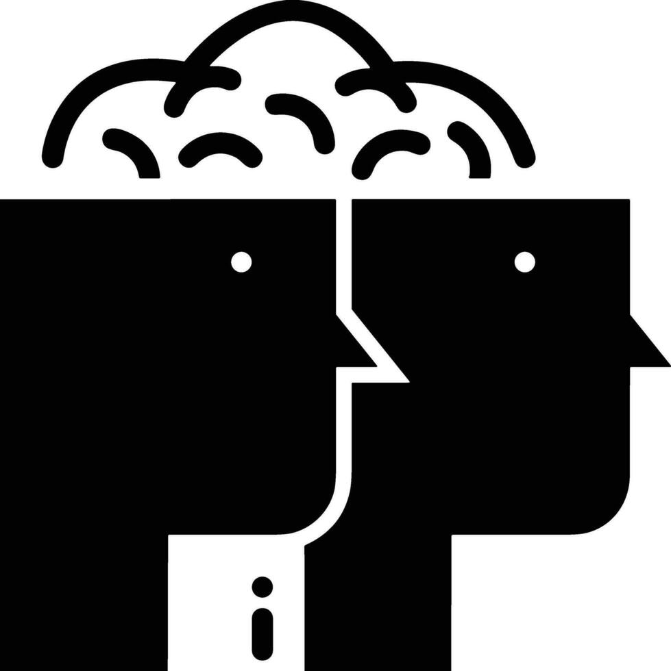 Brain idea symbol icon vector image. Illustration of the creative intelligence think design image. EPS 10