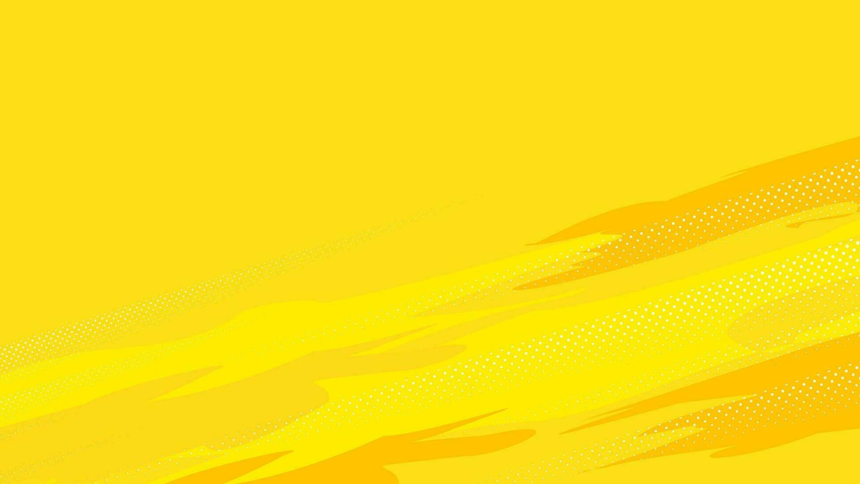 Yellow abstract background with speed moving style in concept art. vector