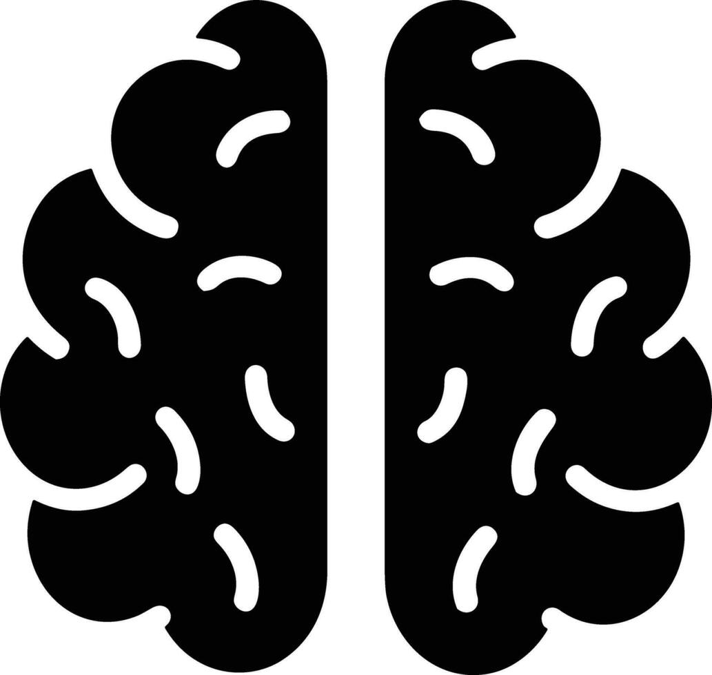 Brain idea symbol icon vector image. Illustration of the creative intelligence think design image. EPS 10
