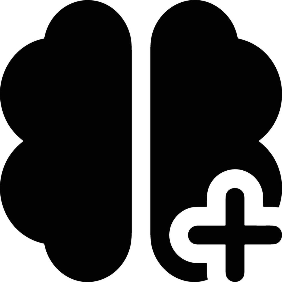 Brain idea symbol icon vector image. Illustration of the creative intelligence think design image. EPS 10