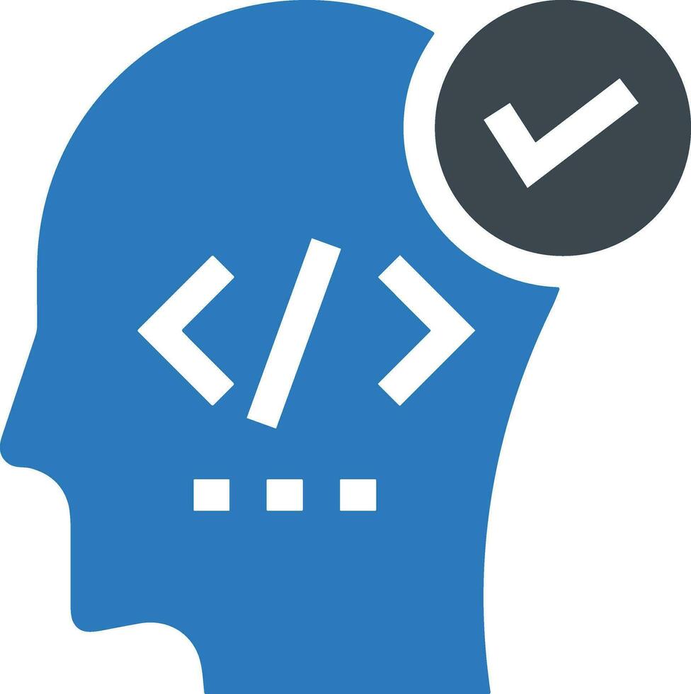 Brain idea symbol icon vector image. Illustration of the creative intelligence think design image. EPS 10