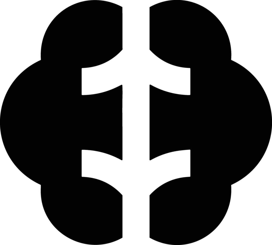 Brain idea symbol icon vector image. Illustration of the creative intelligence think design image. EPS 10