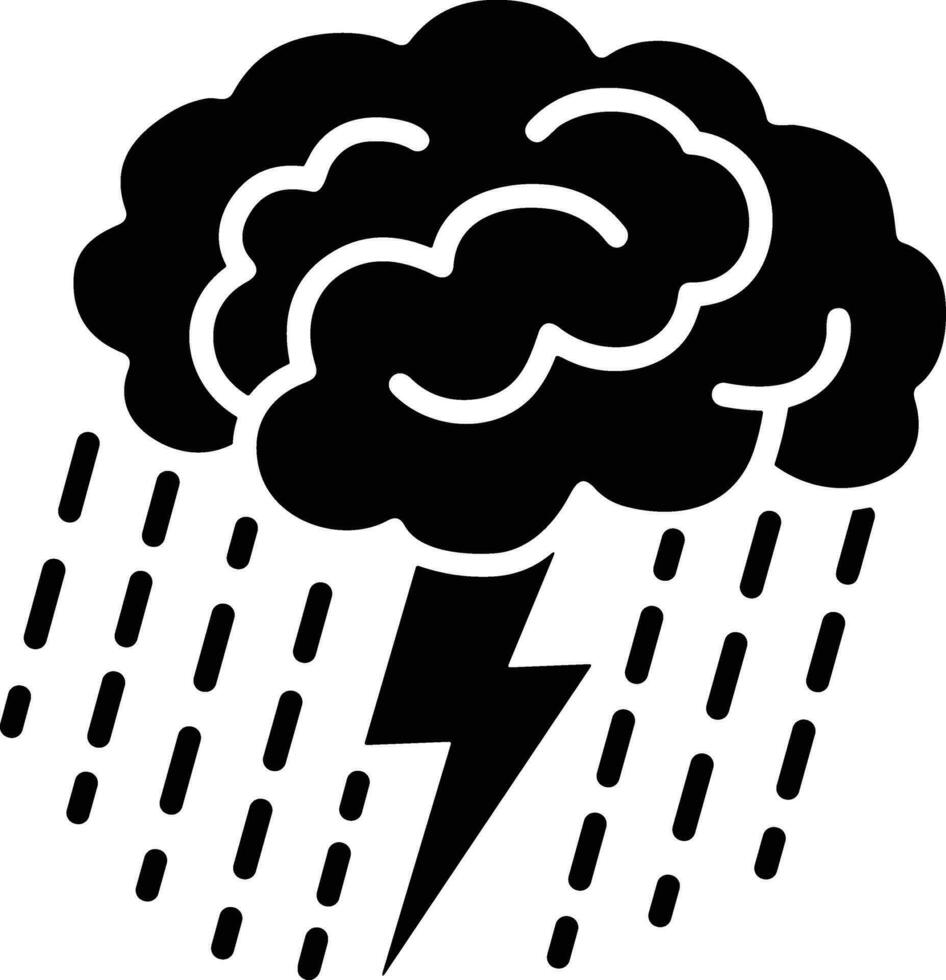 Brain idea symbol icon vector image. Illustration of the creative intelligence think design image. EPS 10