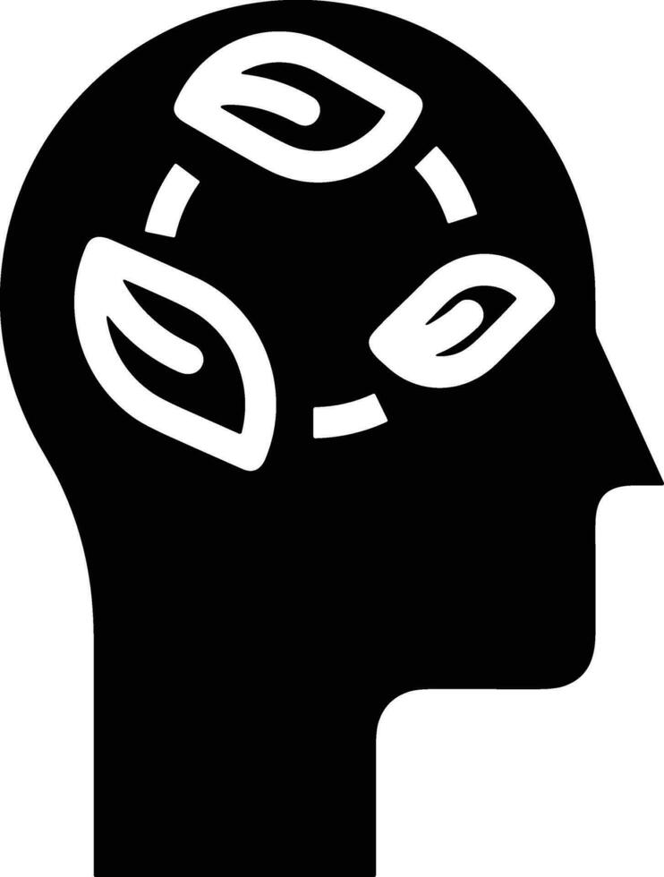 Brain idea symbol icon vector image. Illustration of the creative intelligence think design image. EPS 10