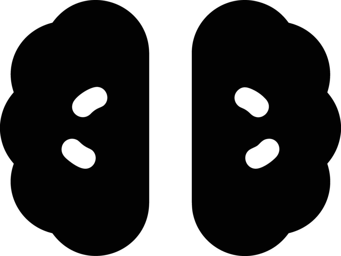 Brain idea symbol icon vector image. Illustration of the creative intelligence think design image. EPS 10