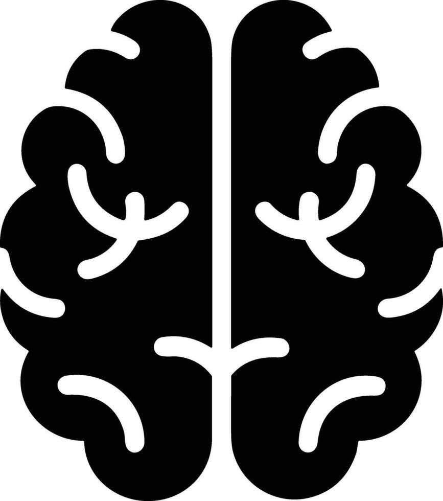 Brain idea symbol icon vector image. Illustration of the creative intelligence think design image. EPS 10