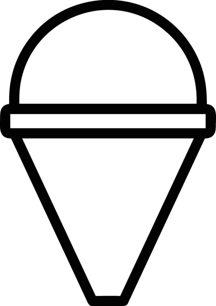 Bucket icon symbol vector image. Illustration of the bucket cleaning equipment washing outline design image. EPS 10