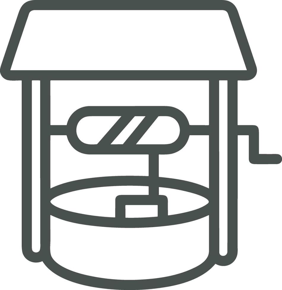 Bucket icon symbol vector image. Illustration of the bucket cleaning equipment washing outline design image. EPS 10