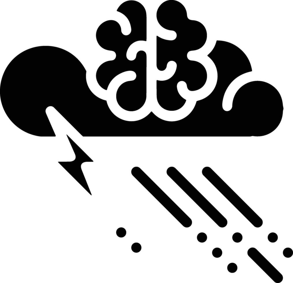 Brain idea symbol icon vector image. Illustration of the creative intelligence think design image. EPS 10