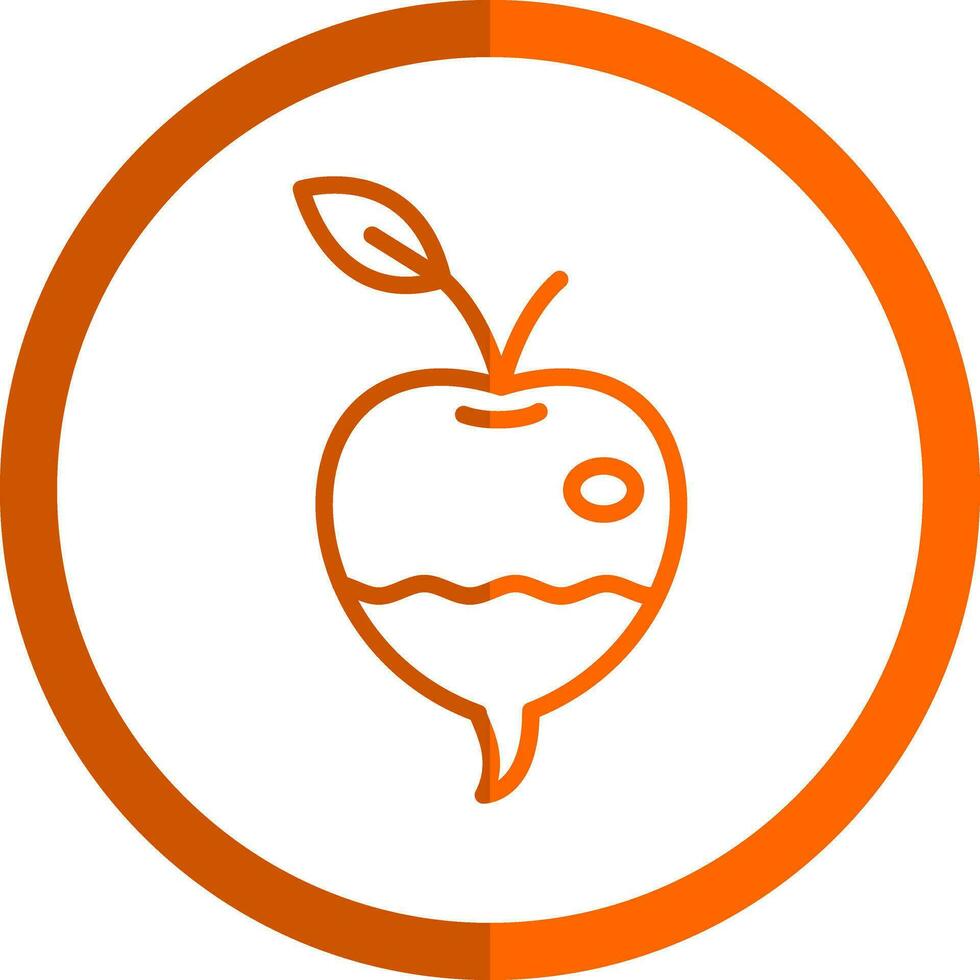 Turnip Vector Icon Design