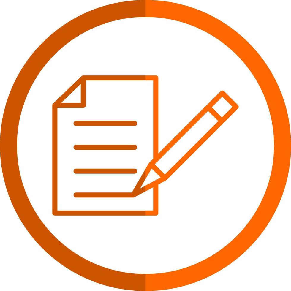 Contract Vector Icon Design