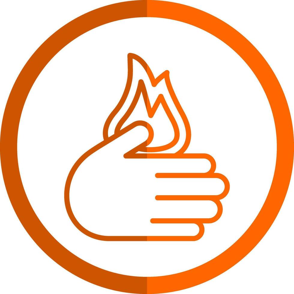 Burn  Vector Icon Design
