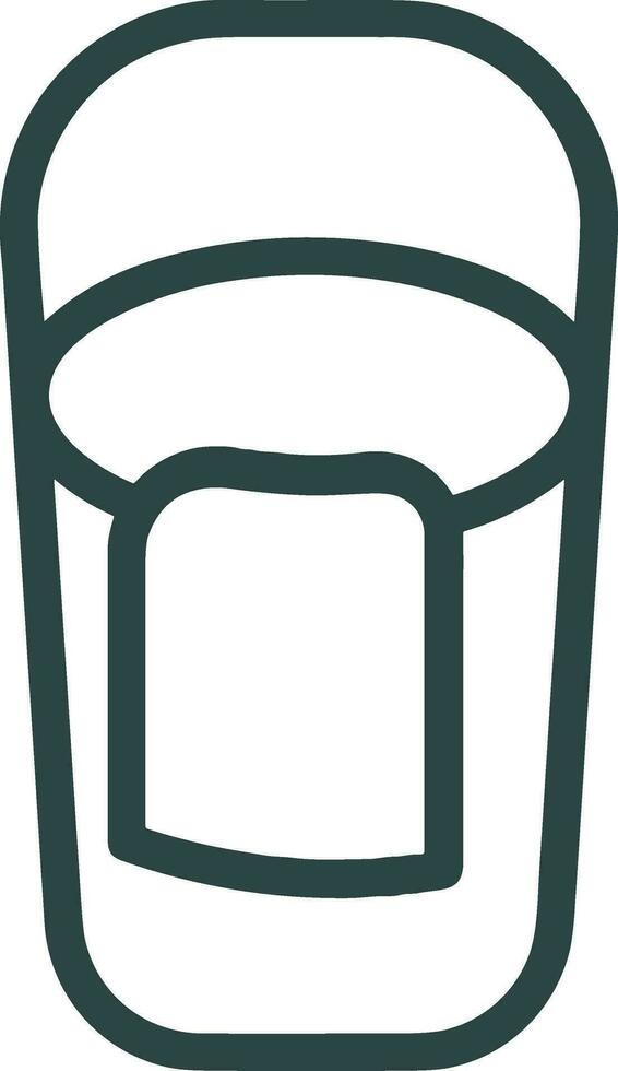 Bucket icon symbol vector image. Illustration of the bucket cleaning equipment washing outline design image. EPS 10