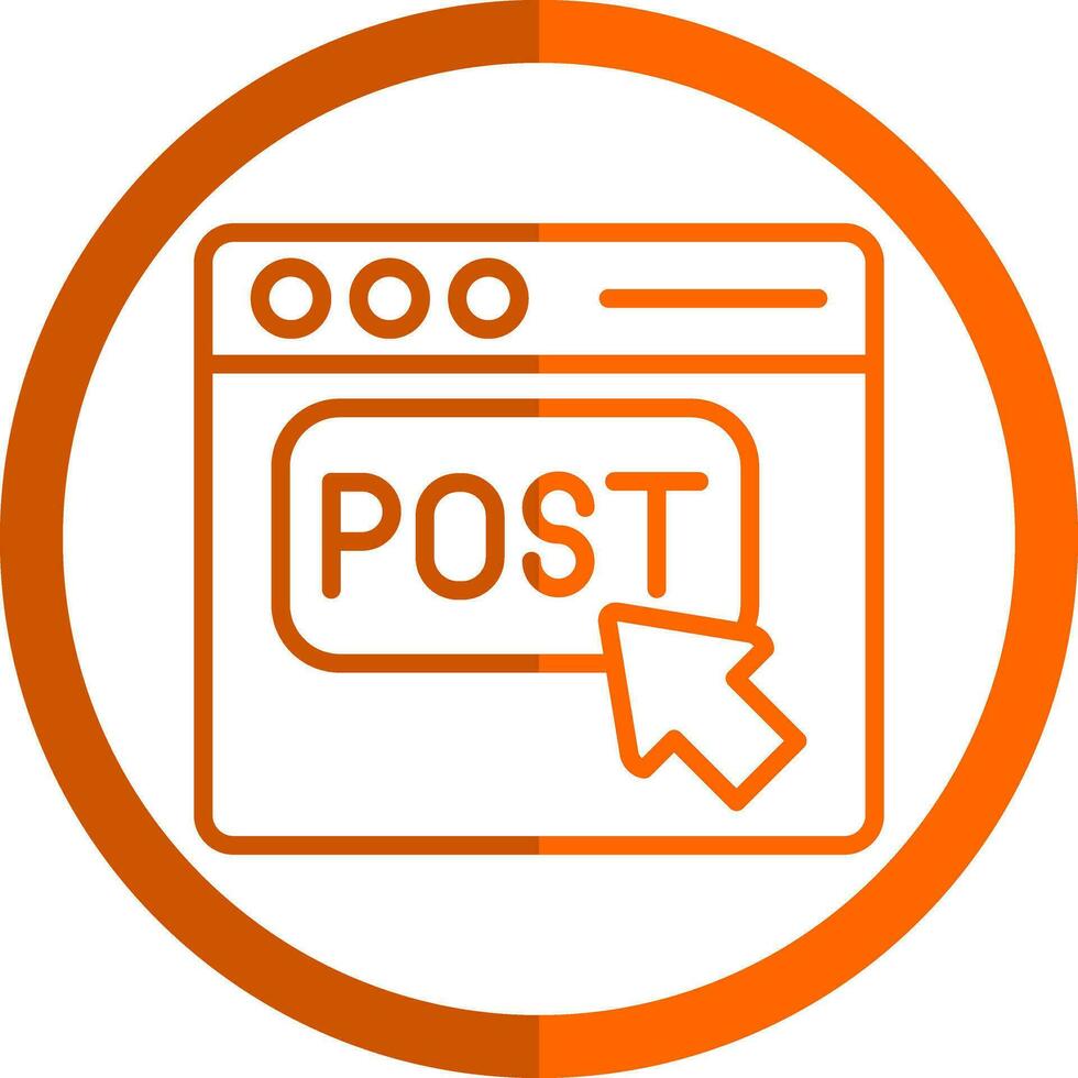 Post  Vector Icon Design