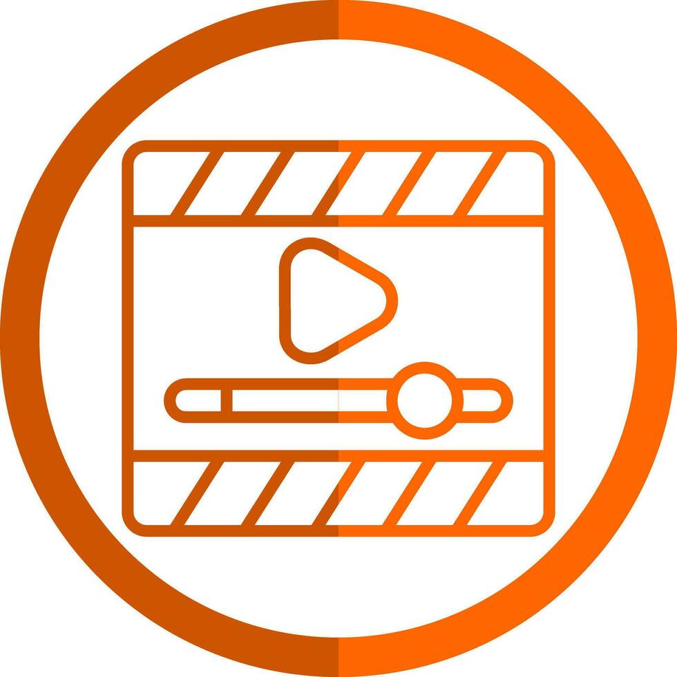 Video Player  Vector Icon Design