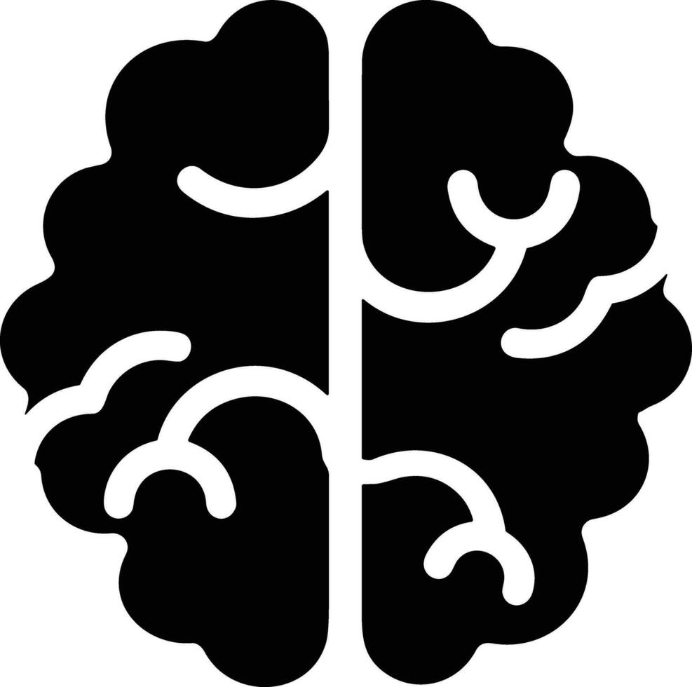 Brain idea symbol icon vector image. Illustration of the creative intelligence think design image. EPS 10