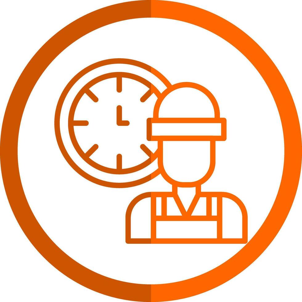 Working Hours  Vector Icon Design