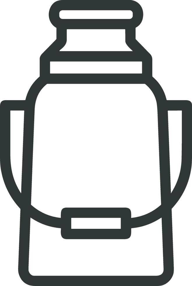 Bucket icon symbol vector image. Illustration of the bucket cleaning equipment washing outline design image. EPS 10