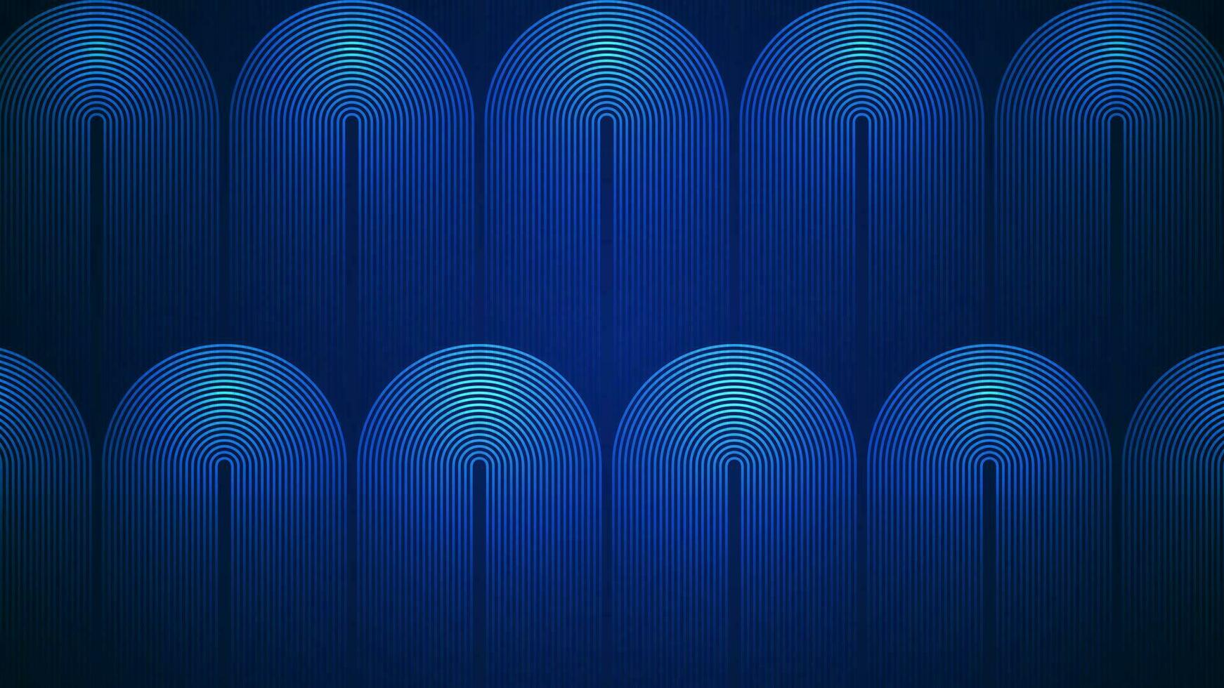 Dark blue simple abstract background with lines in a curved style geometric style as the main element. vector