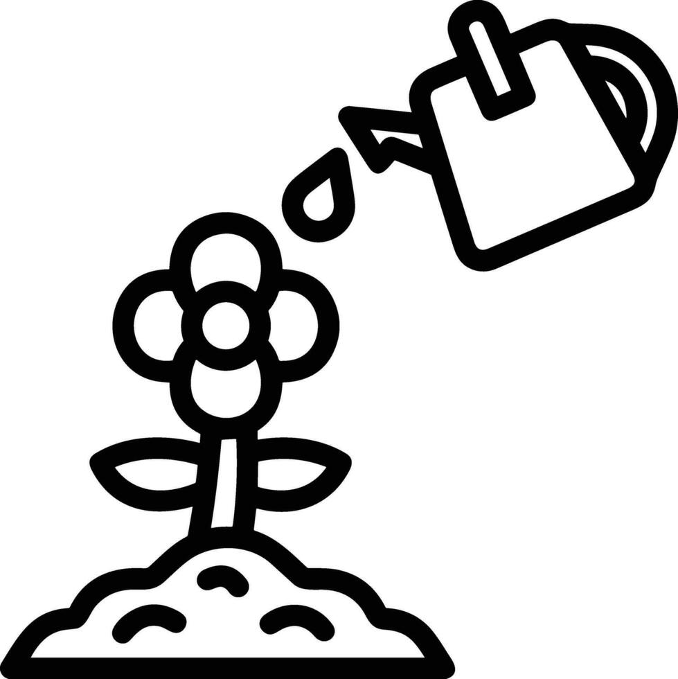 Bucket icon symbol vector image. Illustration of the bucket cleaning equipment washing outline design image. EPS 10