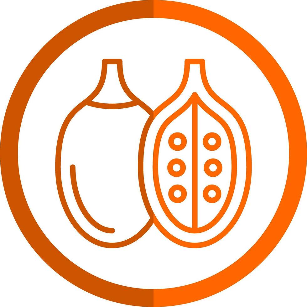 Tamarillo Vector Icon Design