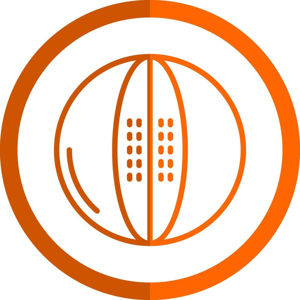 Melon Cantaloupe Vector Icon Design