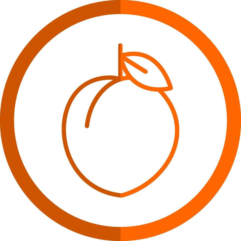 Peach Vector Icon Design