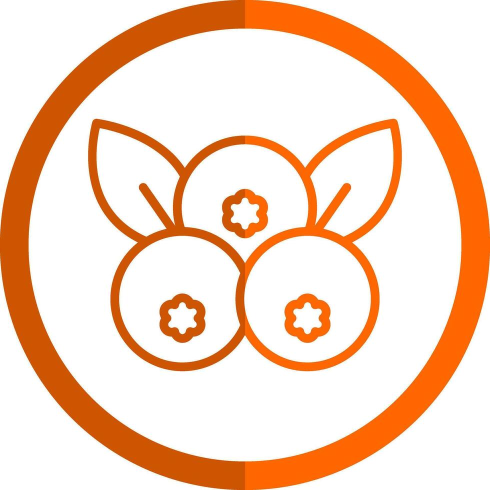 Blueberry Vector Icon Design
