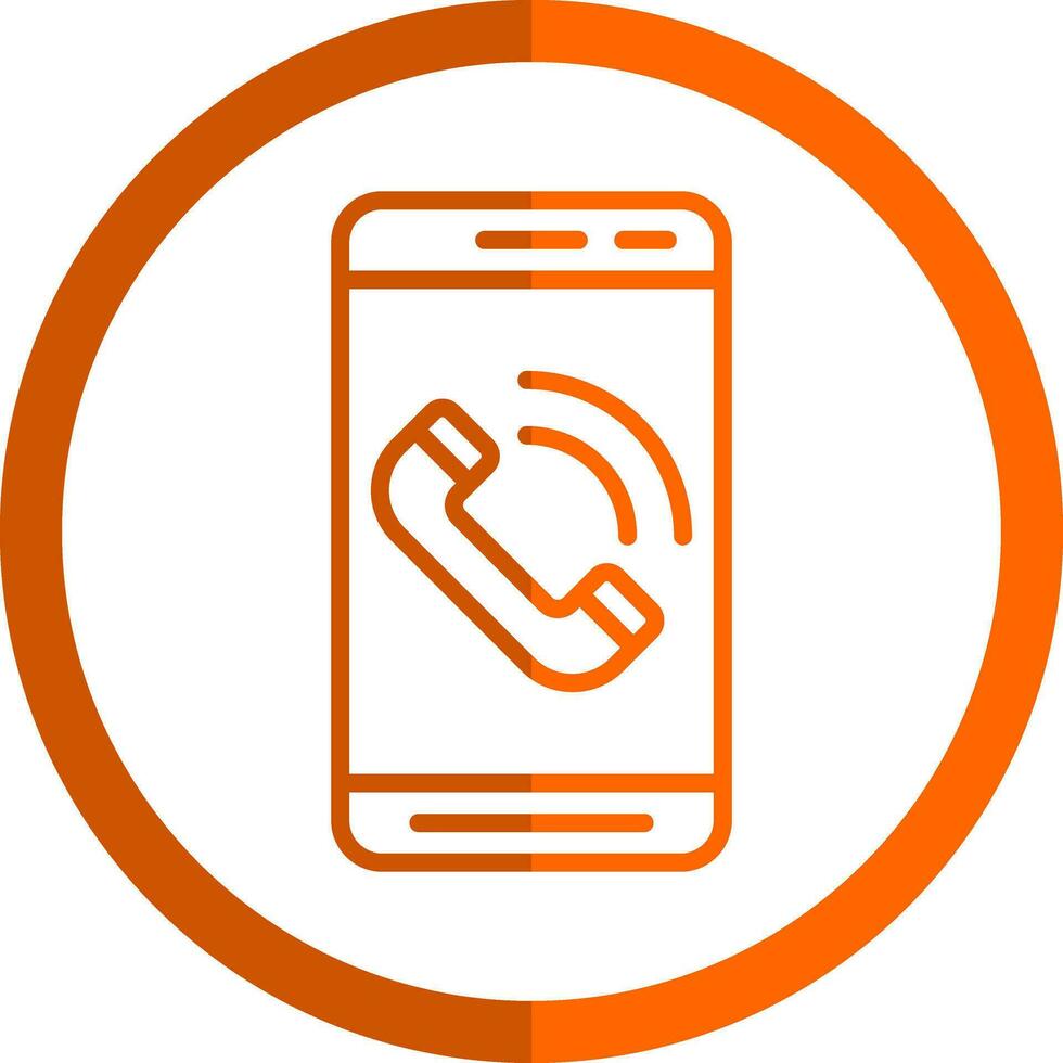 Mobile Call  Vector Icon Design