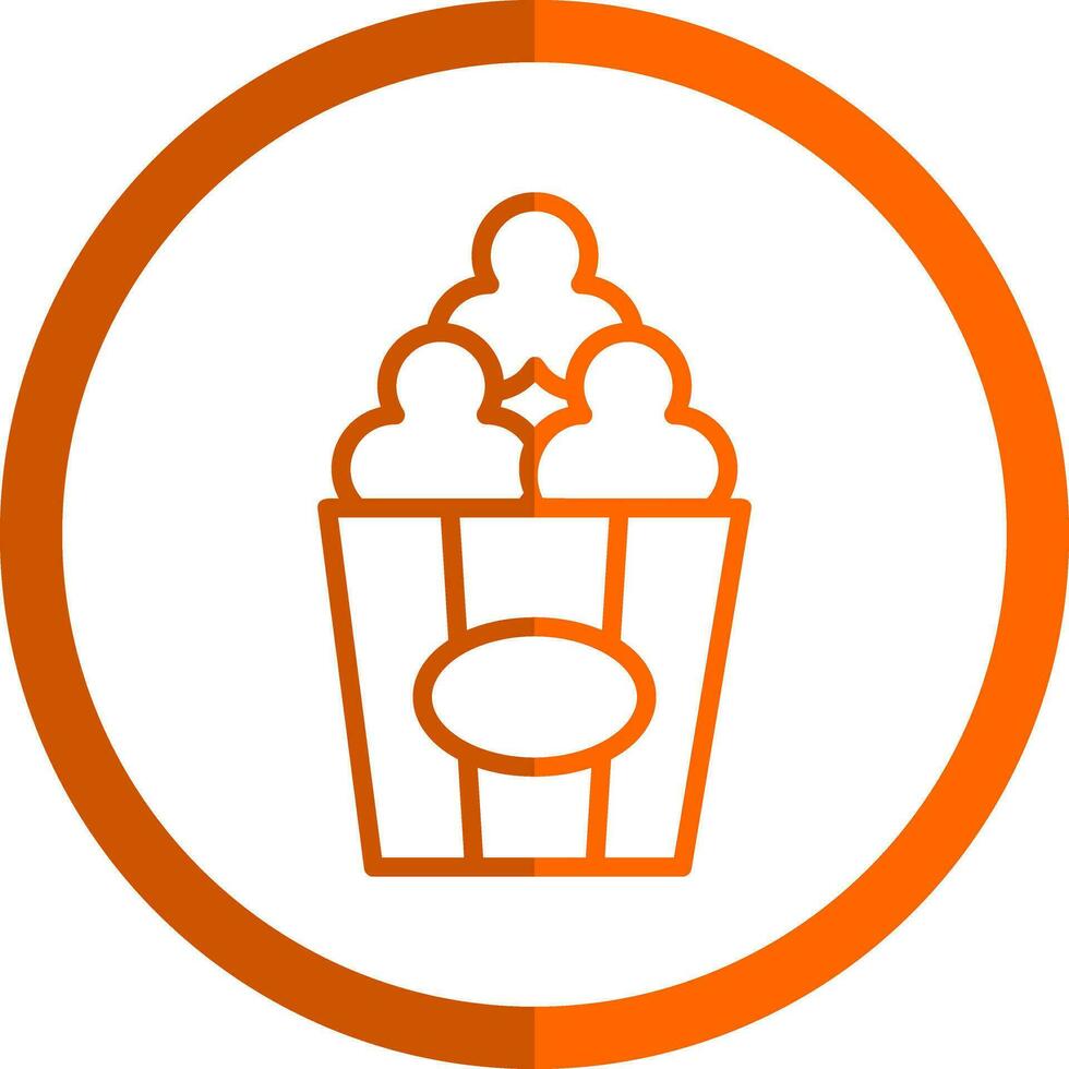 Popcorn  Vector Icon Design