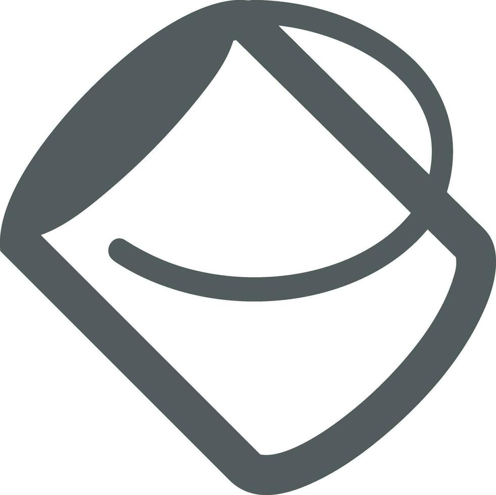 Bucket icon symbol vector image. Illustration of the bucket cleaning equipment washing outline design image. EPS 10
