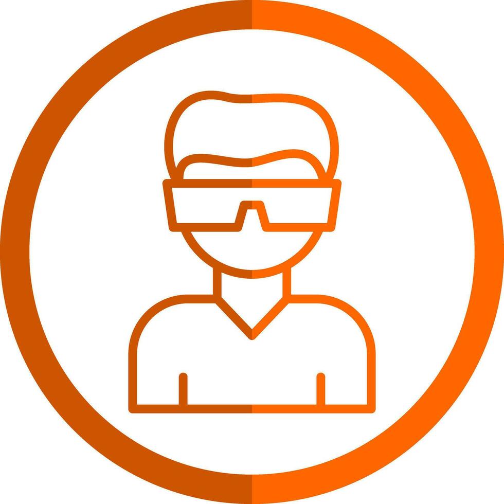 Virtual reality Vector Icon Design