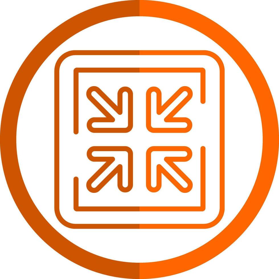 Shrink Vector Icon Design