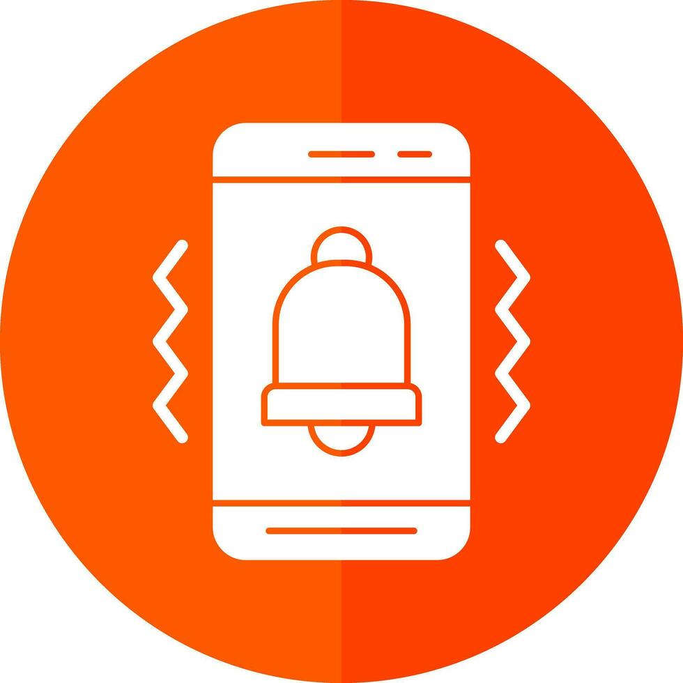Mobile Vibrate  Vector Icon Design
