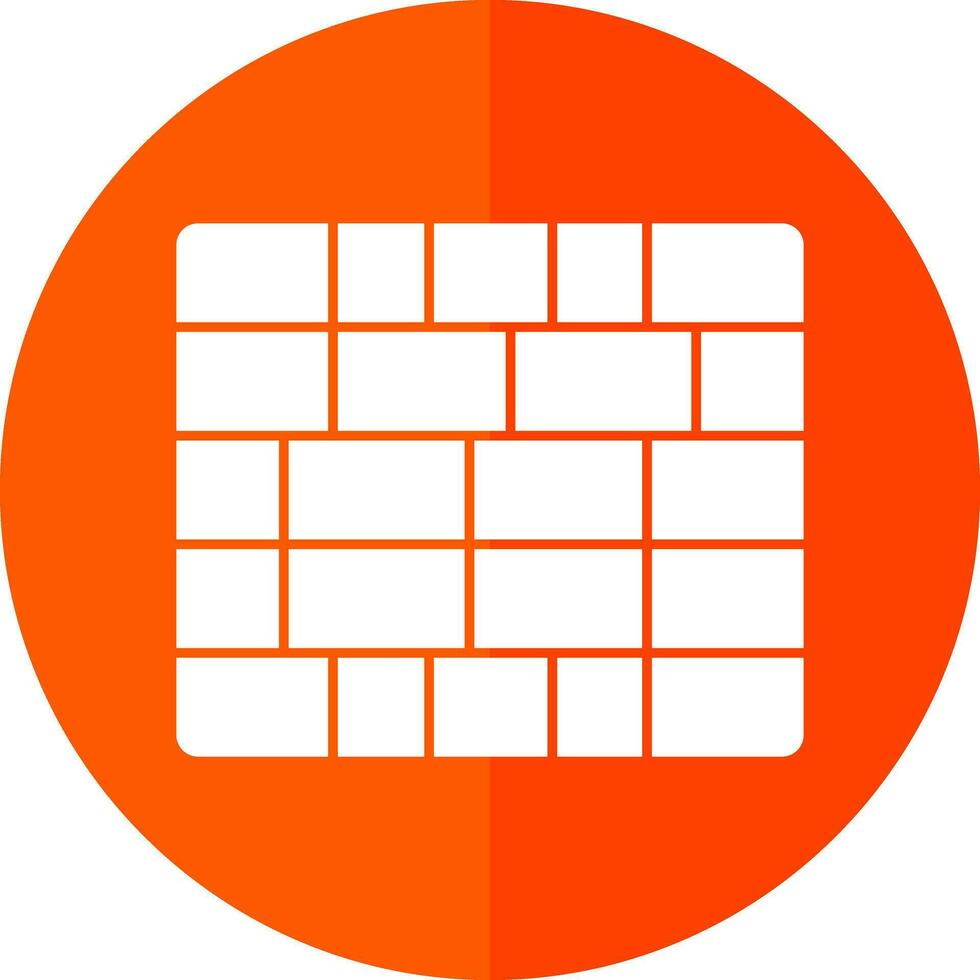 Brickwall  Vector Icon Design