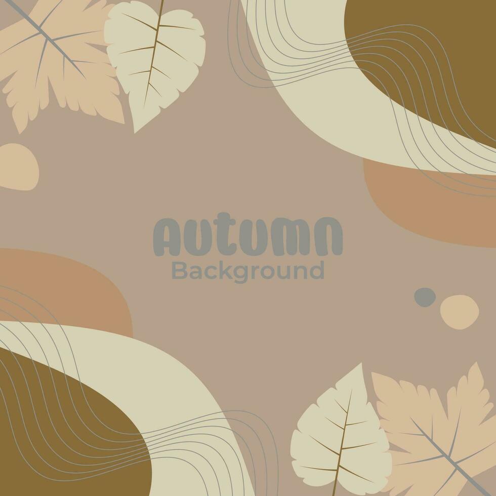 ola modelo otoño antecedentes con hoja ornamento. atractivo diseño y color, vector ilustración para bandera, saludo tarjeta, volantes, social medios de comunicación, póster.