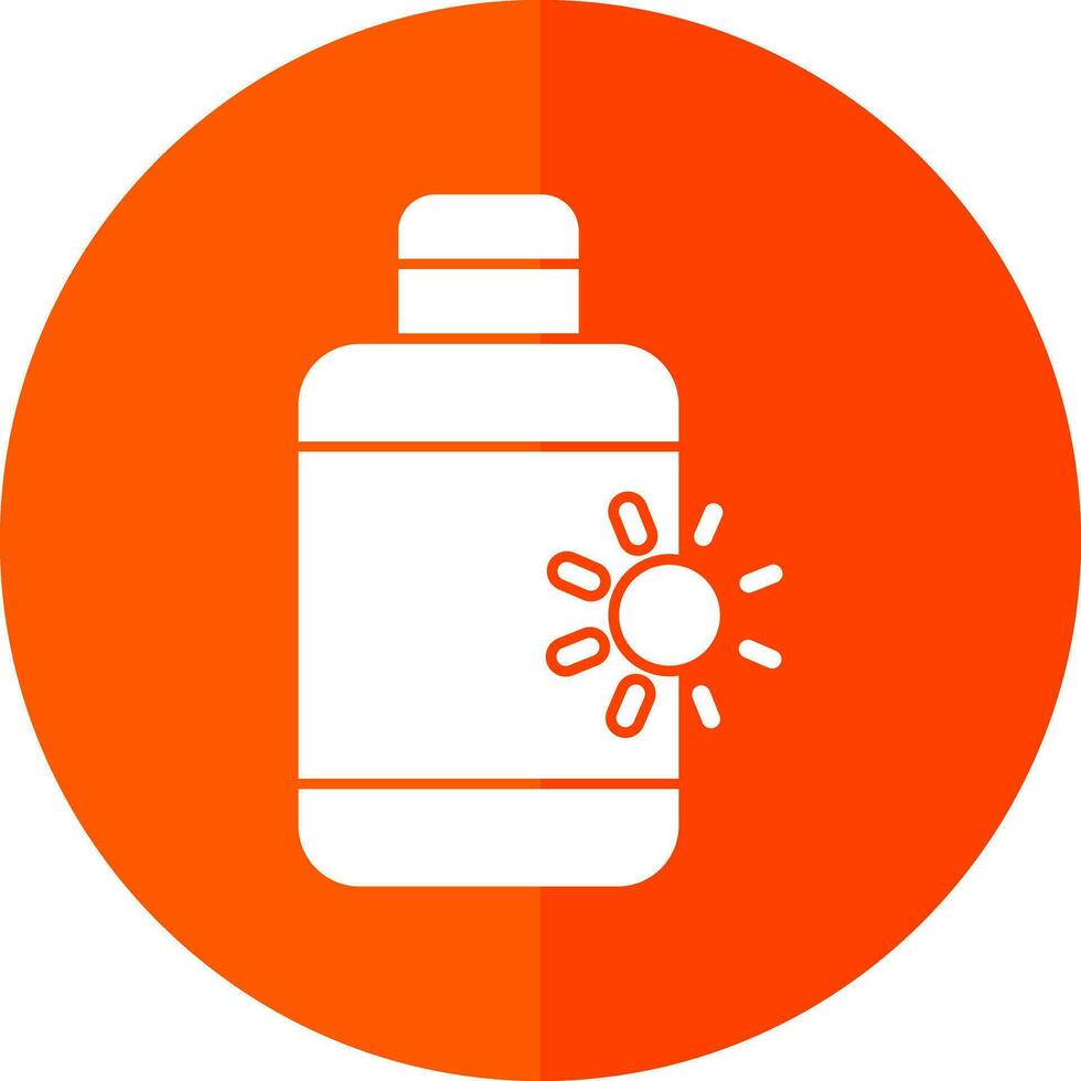 Sunscreen  Vector Icon Design