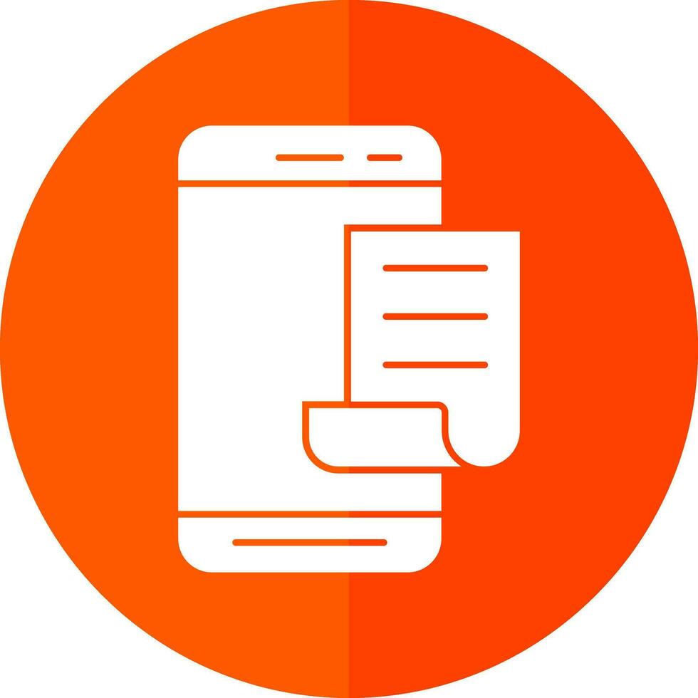 Mobile File  Vector Icon Design