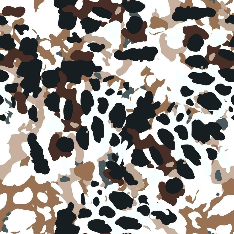 Creative abstract leopard skin seamless pattern. Textured camouflage  background. Trendy animal fur wallpaper. 27978942 Vector Art at Vecteezy